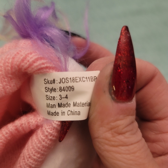 🦄 Toddler Unicorn plush slippers - Picture 6 of 6